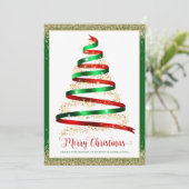 Joyeux Noël Arbre Entreprise Carte de logo Entrepr (Debout devant)