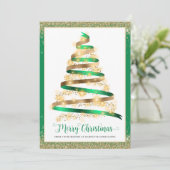 Joyeux Noël Arbre Entreprise Carte de logo Entrepr (Debout devant)