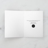 Joyeux Noël Arbre Entreprise Carte de vacances pli (Intérieur)