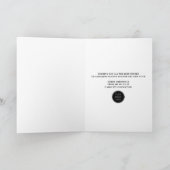 Joyeux Noël Arbre Entreprise Logo Carte de vacance (Intérieur)