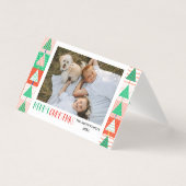 Joyeux Noël Arbres de Noël Patchwork Modernes (Front)