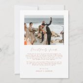 Joyeux Noël Arté Photo Carte de vacances Boho (Dos)