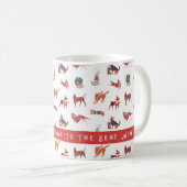 Joyeux Noël Au Meilleur Mère Café Mug (Devant droit)