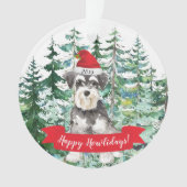 Joyeux Noël au Schnauzer de Schnauzer Miniature (devant)