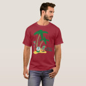 Joyeux Noël au T-shirt de la plage (Devant entier)