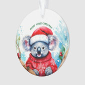 Joyeux Noël australien Koala (devant)