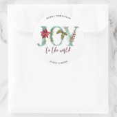 joyeux Noël autocollant cadeau de vacances envelop (Sac)