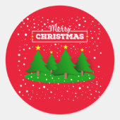 joyeux Noël autocollant design (Devant)