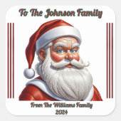 Joyeux Noël Autocollant Joyeux (Devant)