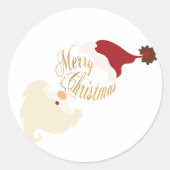 Joyeux Noël Autocollant Santa (Devant)