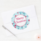 Joyeux Noël Autocollants de Noël Pointillés (Enveloppe)