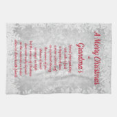 Joyeux Noël aux serviettes de cuisine de la maison (Horizontal)