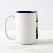 Joyeux Noël avec Bonheur Mug de la famille (Gauche)