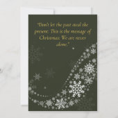 Joyeux Noël avec devis Carte de vacances (Dos)