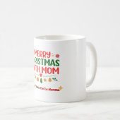 Joyeux Noël avec maman – Mug bilingue de fêtes (Devant droit)