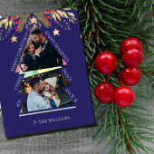 Joyeux Noël avec photo multiples Carte de vacances