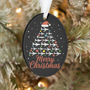 Joyeux Noël Avion Vacances Arbre