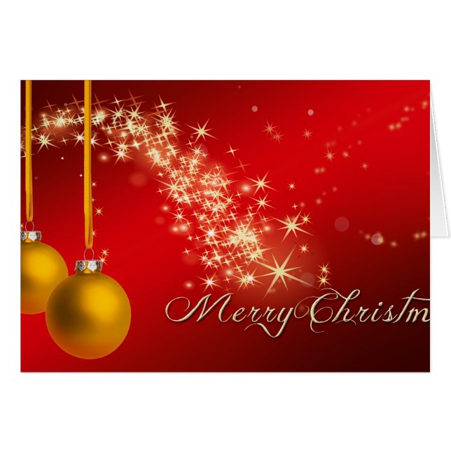 Joyeux Noël, balles de Noël (Devant horizontal)