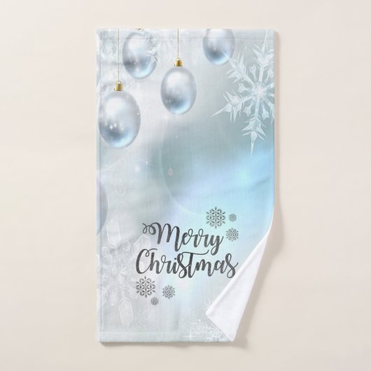 Joyeux Noël, balles de Noël (Serviette à main)