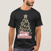 Joyeux Noël Basic Dark T-Shirt : Festive New Mo (Devant)