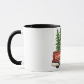 Joyeux Noël Beagle chien Mug (Gauche)