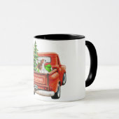 Joyeux Noël Beagle chien Mug (Devant droit)
