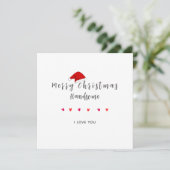 Joyeux noël belle carte photo mari (Debout devant)