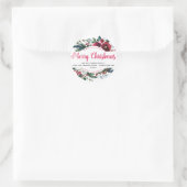 Joyeux Noël Bénédictions Retour Adresse Étiquettes (Sac)