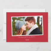 Joyeux Noël Berries d'hiver Carte photo Fêtes (Dos)