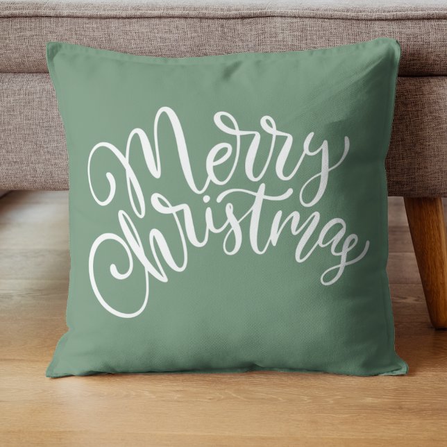 Joyeux Noël blanc festif Jeu oreiller (Créateur téléchargé)