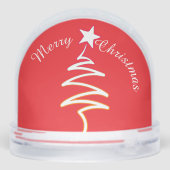 Joyeux Noël blanc Scribble Tree + Star Red (Arrière)