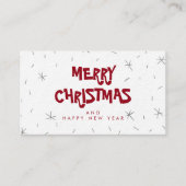 Joyeux Noël Blanche Neige Mini carte cadeau (Devant)