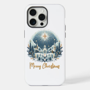 Joyeux Noël bleu et or