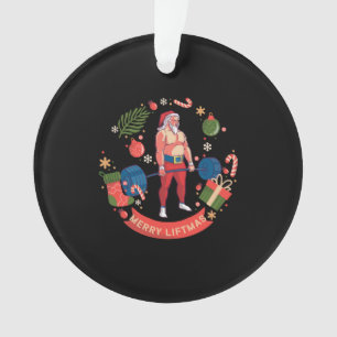 Joyeux Noël Bodybuilder Gym entraînement