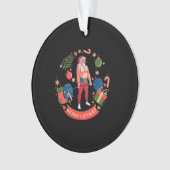 Joyeux Noël Bodybuilder Gym entraînement (devant)