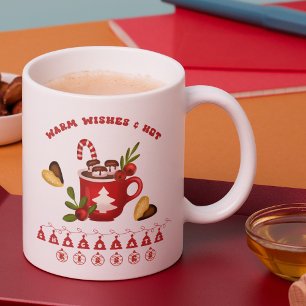 Joyeux Noël Boire du café Mug