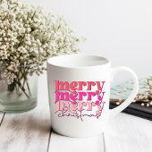 Joyeux Noël Boire du café Mug