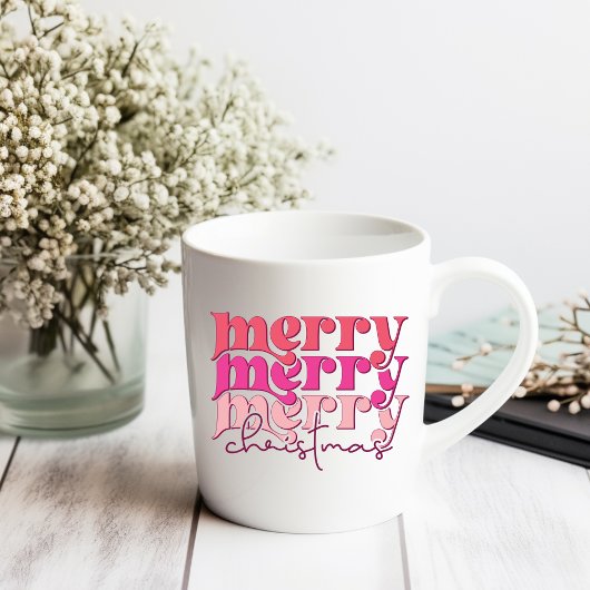 Joyeux Noël Boire du café Mug