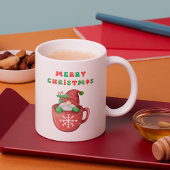 Joyeux Noël Boire du café Mug