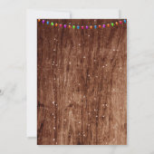 Joyeux Noël Bois Artisanat Festival Invitation (Dos)