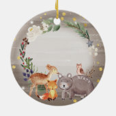 Joyeux Noël boisé Ornement (Dos)