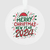 Joyeux Noël Bonne année 2024 (dos)