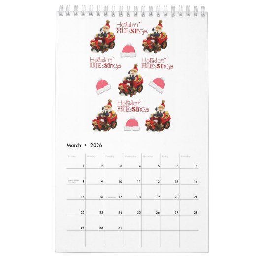 Joyeux Noël Bonne Année Calendrier 2022 (Mar 2026)