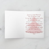 Joyeux Noël Bonne année Carte de voeux rétros (Intérieur)