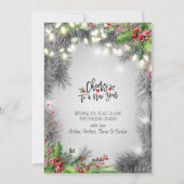 Joyeux Noël Bonne année Carte photo de voeux (Dos)