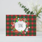 Joyeux Noël & Bonne Année ! Modèle Écosse (Debout devant)