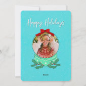 Joyeux Noël Bonne Carte de vacances (Dos)