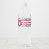 Joyeux Noël Bouteille d'eau Étiquettes Stickers (Devant)