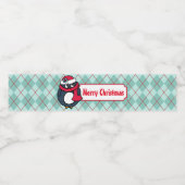 Joyeux Noël Bouteille d'eau Étiquettes Stickers (Étiquettes simples)