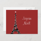Joyeux Noël Briefkaart (Voorkant / Achterkant)
